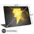 DC Comics Black Adam Lightning Bolt Universal Laptop 16.6in (13.4 x 9.7in) Skin